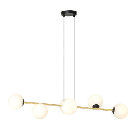 Lampa wisząca GRAVITY 6 Emibig 1241/6 biały/czarny