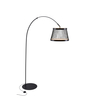 Lampa podłogowa Zuma Line ML3328-1-3BD BALU LAMPA PODŁOGOWA CZARNA/BLACK