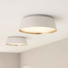 Plafon Elstead Lighting Asher biały/złoty FE-ASHER-3F-WHT