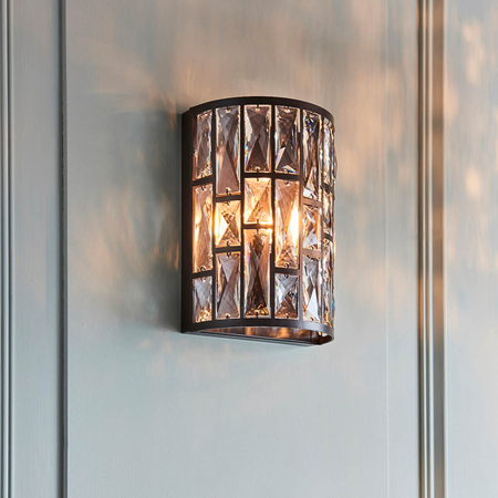 Kinkiet Endon Lighting Belle 69392 brązowy