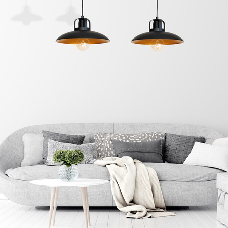 Milagro Lampa Wisząca FELIX 2xE27 MLP3683 CZARNY
