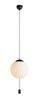 Lampa wisząca Markslöjd HERE 107902 biały/czarny