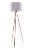 Lampa podłogowa FINN Azzardo AZ3009 biały/miedziany
