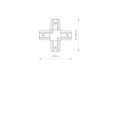 PROFILE X CONNECTOR Nowodvorski 9190 biały