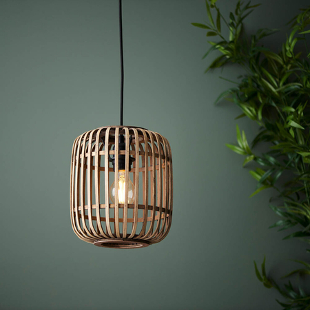 Lampa wisząca Endon Lighting Mathias 101777 drewniany