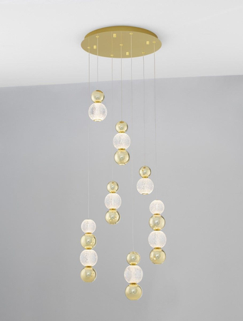 Lampa wisząca Luces Exclusivas PONCE złoty LE42702