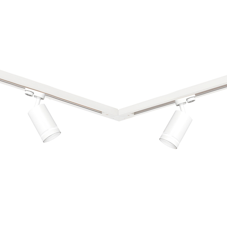 Milagro Zestaw Szynoprzewód 4xPipe Ring GU10 + Prowadnica 2x1m + Złączki - Biały ML1688 BIAŁY