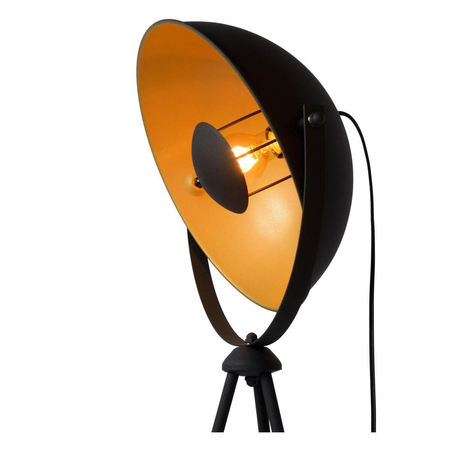 Lampa podłogowa Lucide ALVARO 05730/01/30 czarny/złoty