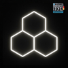 Lampa LED Hexagon Blaupunkt 144W geometryczny panel sufitowy led 4000K CRI90 w kształcie plasta miodu