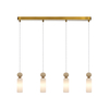 Lampa wisząca Italux Santos PND-95331-4-BRSS Mosiężny