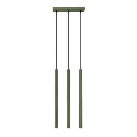 Sollux Lighting Lampa wisząca PASTELO 3 zielona oliwka SL.1520