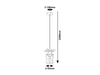 Lampa wisząca Rabalux Niylah 72081 czarny