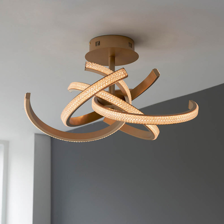 Lampa sufitowa Endon Lighting Lorenzo 97617 złoty