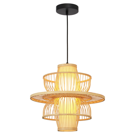 Light Prestige Rattanowa lampa wisząca Astra naturalna 1xE27 LP-3110/1P NT