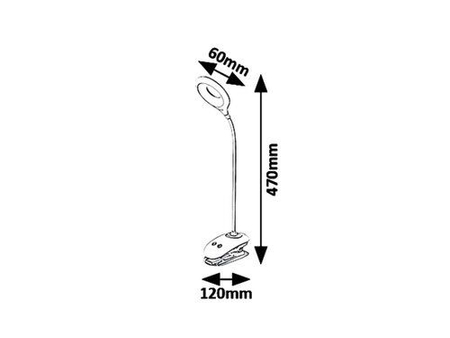 Lampa stołowa Rabalux Harris 6448 biały