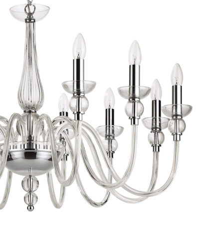 Żyrandol Ideal Lux 168906 Doge SP12 Trasparente