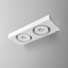 Kinkiet AQForm Sleek 111 x 2 Qrled Wall Biały Struktura