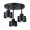 Sollux Lighting Plafon SAVAR 3 czarny SL.1131