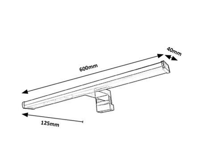 Lampa łazienkowa Rabalux Levon 2115 chrom