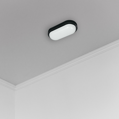 Eko-Light Oprawa Kanałowa Davo Owal 8W 4000K IP64 Czarny EK1039 CZARNY