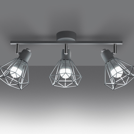 Sollux Lighting Plafon ARTEMIS 3 czarny SL.1107