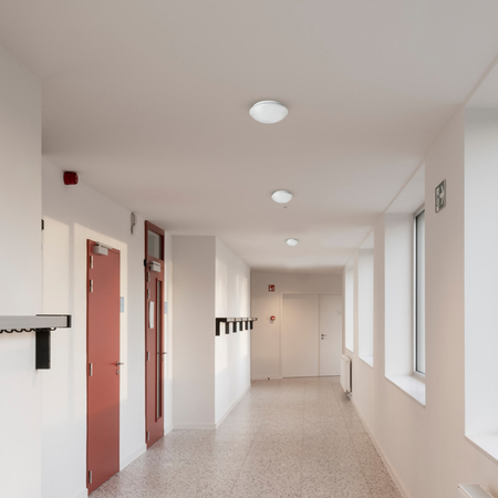 Milagro Plafon Fury 1xE27 EKP1301 BIAŁY