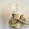 Kinkiet Endon Lighting Boyer BOYER-2WBAB-L mosiądz