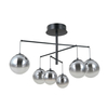 Lampa wisząca Italux Velada PND-34381-6-BK Czarny mat
