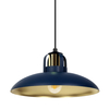 Milagro Lampa wisząca FELIX NAVY BLUE/GOLD 1xE27 MLP7714 GRANATOWY / ZŁOTY
