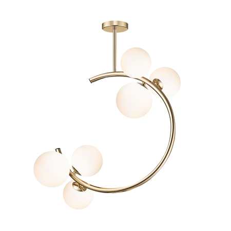 Lampa sufitowa MOLECULE Zuma Line C0454-06Q-F7AA złoty