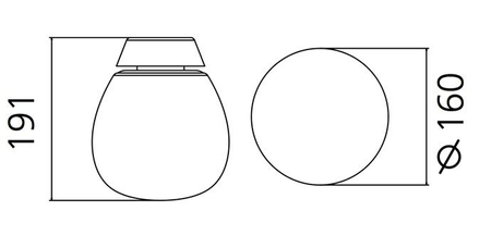 Kinkiet/plafon Artemide 1814010A Empatia 16 LED