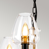 Żyrandol Elstead Lighting Armand czarny/mosiądz DL-ARMAND5-AB