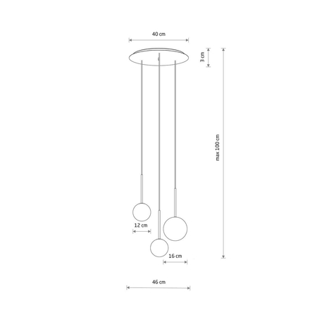 Lampa wisząca KARO Nowodvorski 10304 czarny