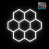 Lampa LED Hexagon Blaupunkt 216W geometryczny panel sufitowy led 4000K CRI90 w kształcie plasta miodu