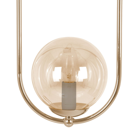 Lampa wisząca Kaja SVEN K-5396 złoty, bursztynowy