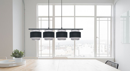 Lampa wisząca ETELA Kaja K-5173 czarny