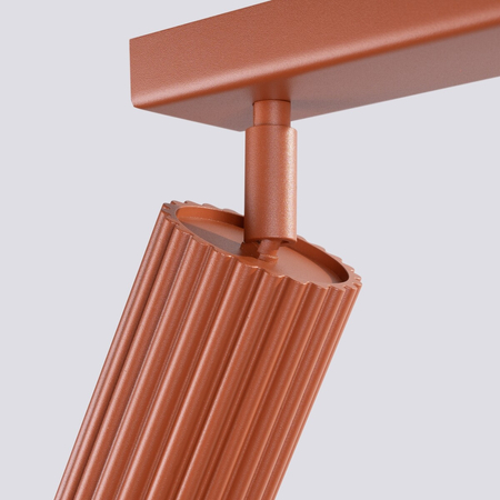 Sollux Lighting Plafon KARBON 4L ochra czerwona SL.1641