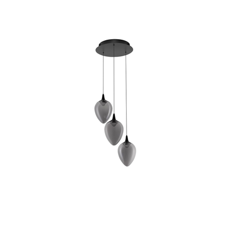 Lampa wisząca Luces Exclusivas VAZENDO LE45116 czarny, szary i odcienie szarości