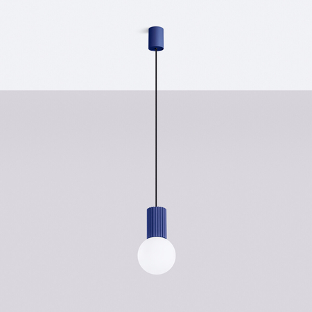 Sollux Lighting Lampa wisząca HALO 1 ultramaryna SL.1739