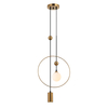 Lampa wisząca Italux PND-428892-BRO Mosiężny