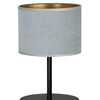 Lampa stołowa HILDE LN1 BL GRAY Emibig 1050/LN1 czarny/chrom