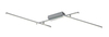 Lampa sufitowa Rabalux Negan 71019 srebrny