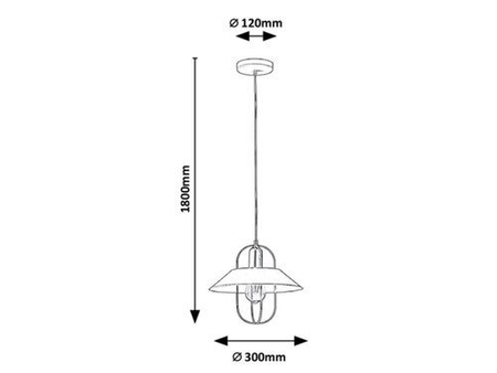 Lampa wisząca Rabalux Nesrin 3519 złoty