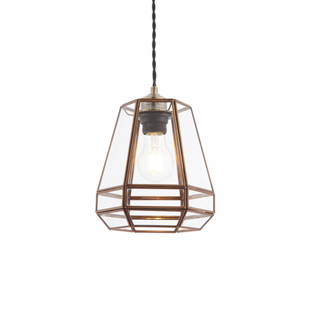 Lampa wisząca Endon Lighting Stockheld 73287 mosiądz