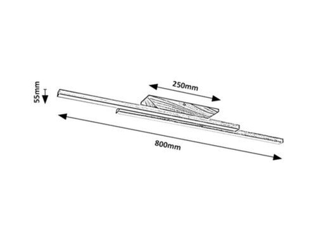 Lampa sufitowa Rabalux Tamur 71084 buk