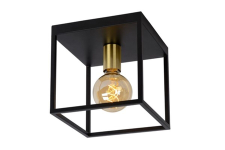 Lampa sufitowa Lucide RUBEN 00124/01/30 czarny/złoty