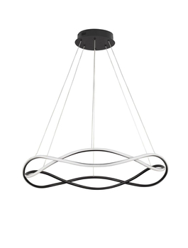 Lampa sufitowa Luces Exclusivas CHAPA - czarny mat LE43294