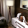 Lampa podłogowa By Rydens 4100020-6003 Vega Orzech H160 cm