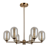 Lampa wisząca Italux Perano PND-4215-6-HBR Brąz antyczny