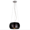 Lampa wisząca COSMO 2 BLACK Azzardo AZ1060 czarny
